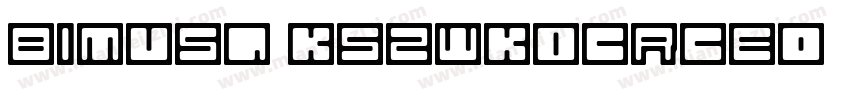 BIMVSQ KSZWKOCRCE0字体转换